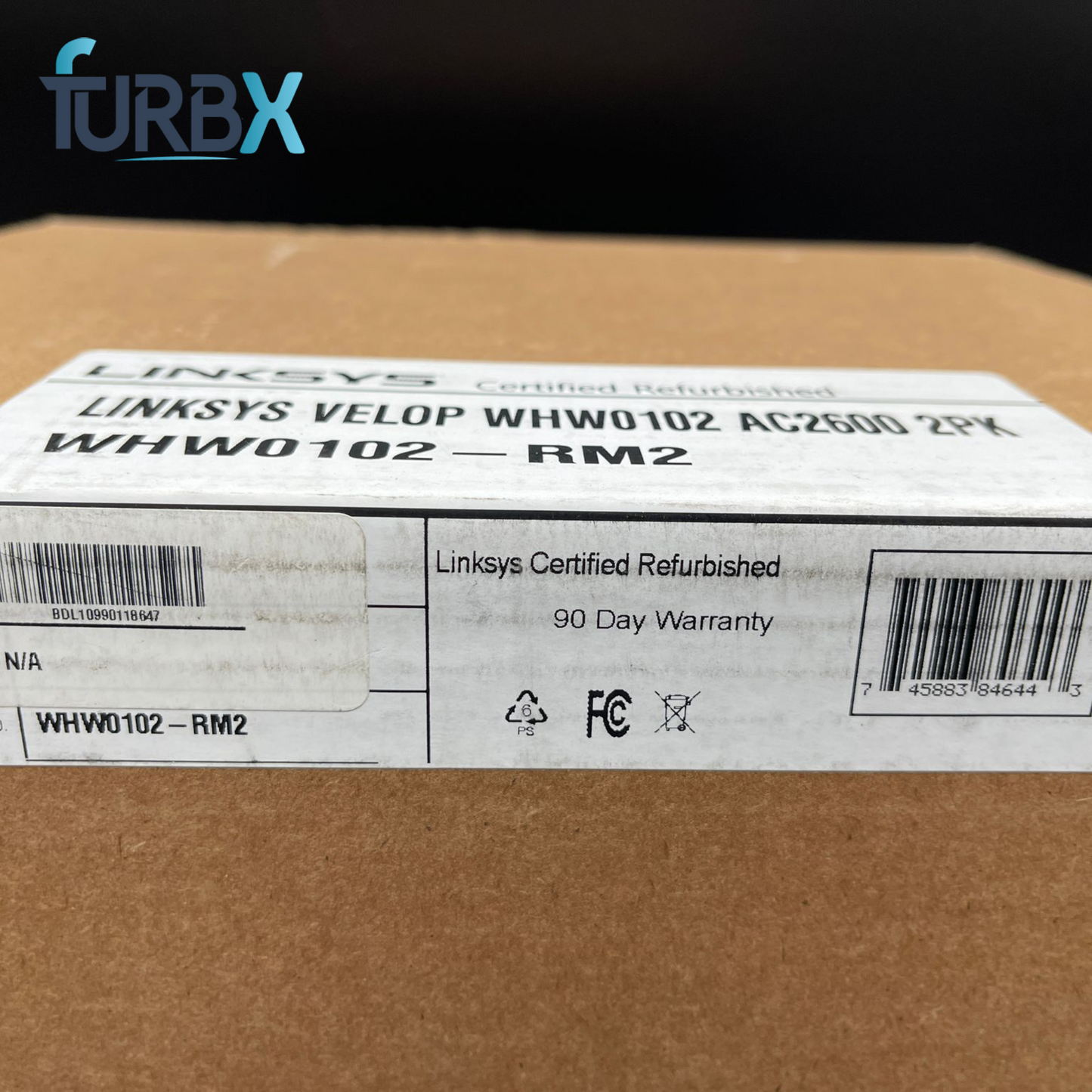 Linksys WHW01 Dual-Band Series VELOP AC1300 Whole Home Mesh Wi-Fi System