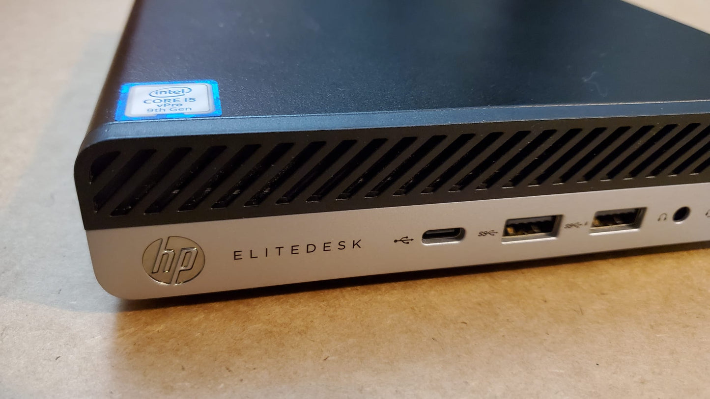 Lot of 41 x HP EliteDesk 800 G5 DM i5-9600T 8GB RAM | 256GB SSD with adapter