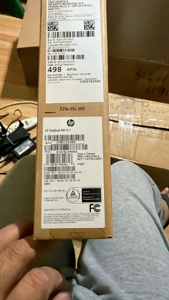 HP EliteBook 660 G11 Intel Core Ultra 5 135U 16GB RAM 256GB SSD with Adapter (New)