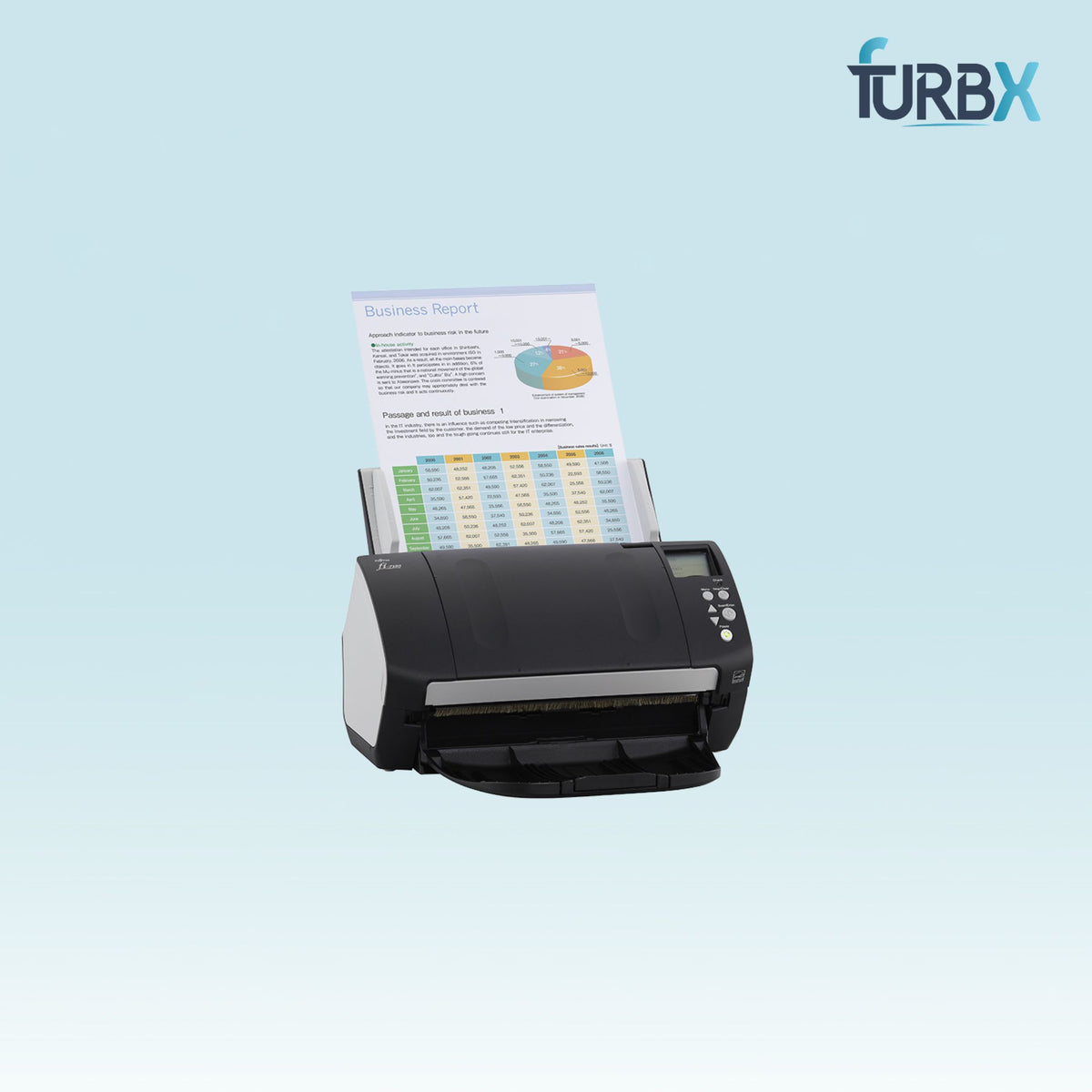 Fujitsu fi-7180 Color Duplex Document Scanner PA03670-B005 with Adapter