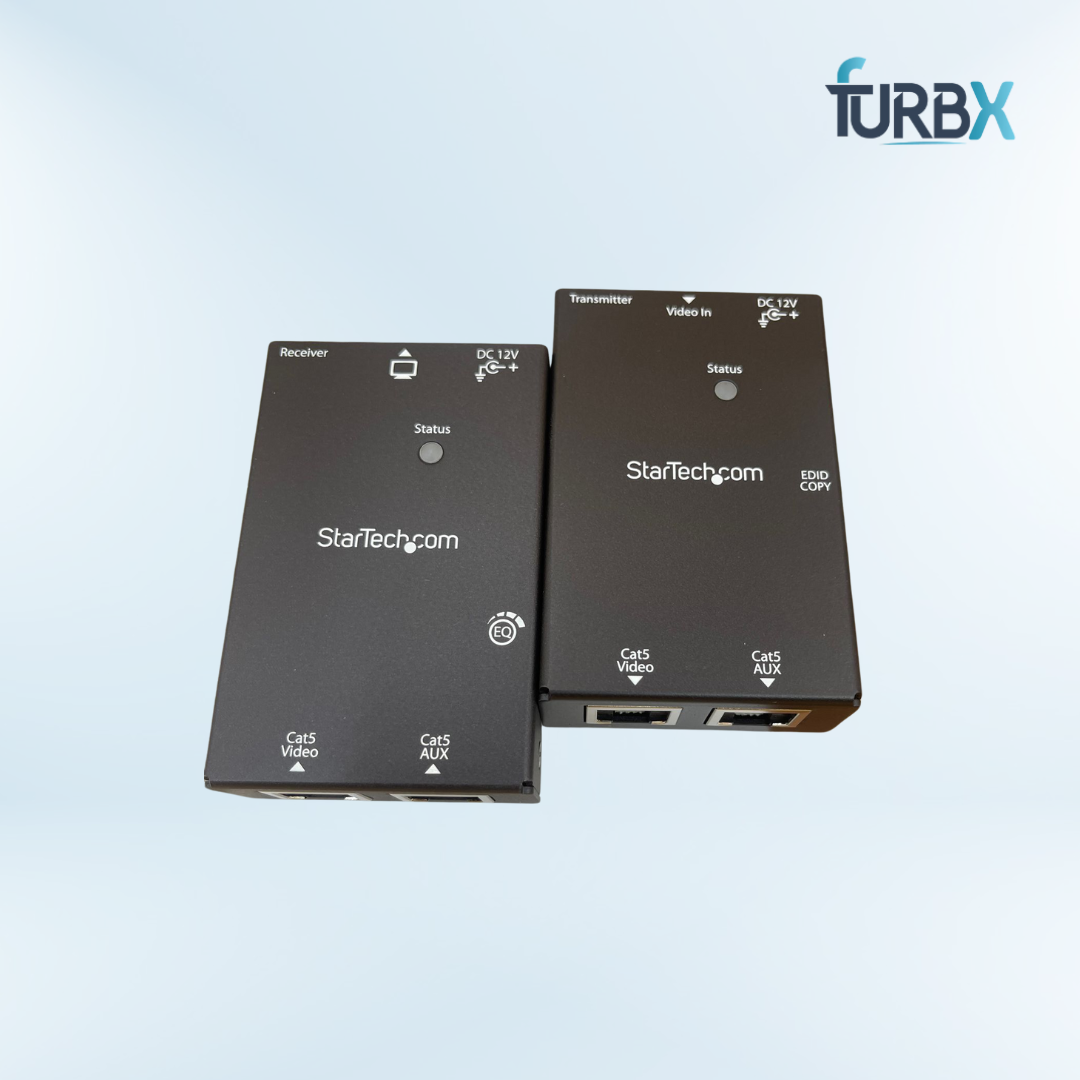 StarTech.com HDMI Over CAT5e / CAT6 Extender - Power Over Cable - 4K 60Hz Up to 70m / 230 ft - 1080p 60Hz up to 100m / 328 ft, TAA (ST121HDBT20L)